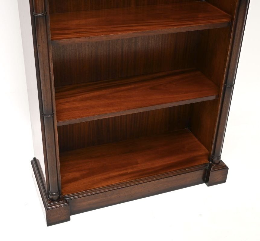 Antique Georgian Style Mahogany Open Bookcase photo vinterior