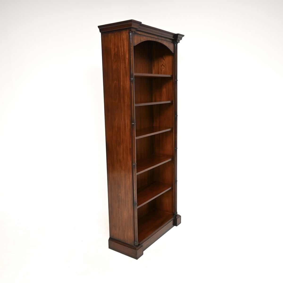 Antique Georgian Style Mahogany Open Bookcase photo buy