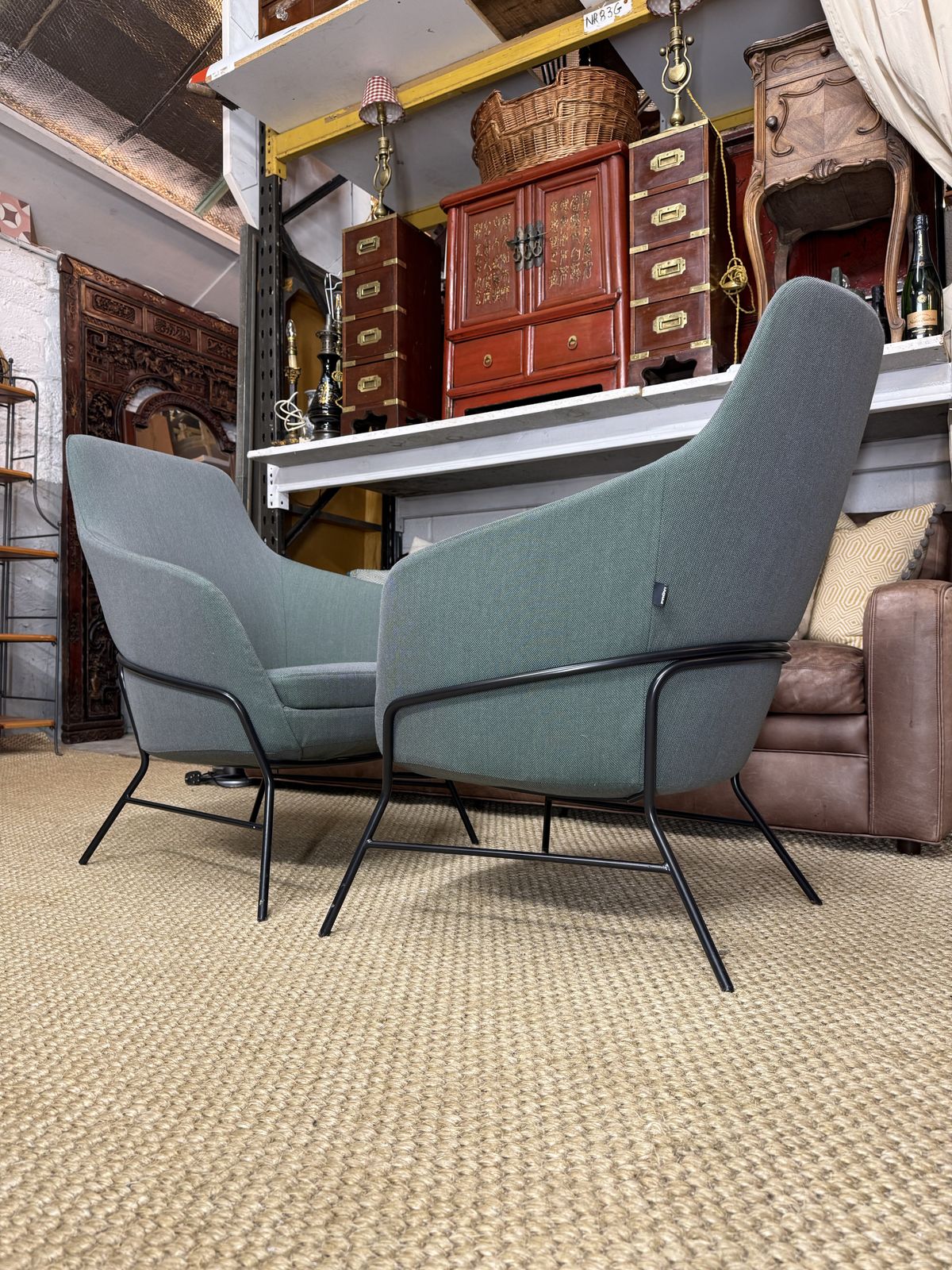 Pair Of Frovi Office Armchairs Reception Waiting Chairs photo Furniture