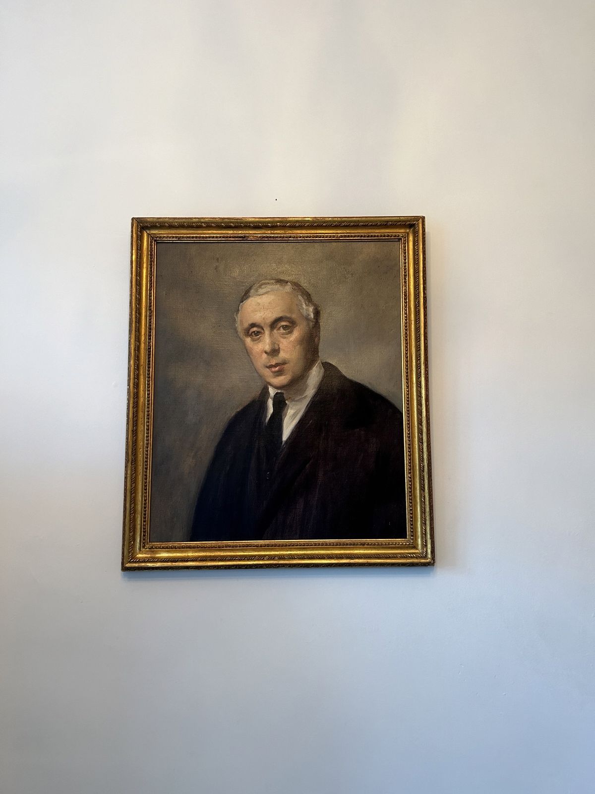 photo furniture Antique Oil On Canvas Attributed To George Harcourt Political Gentleman Painting