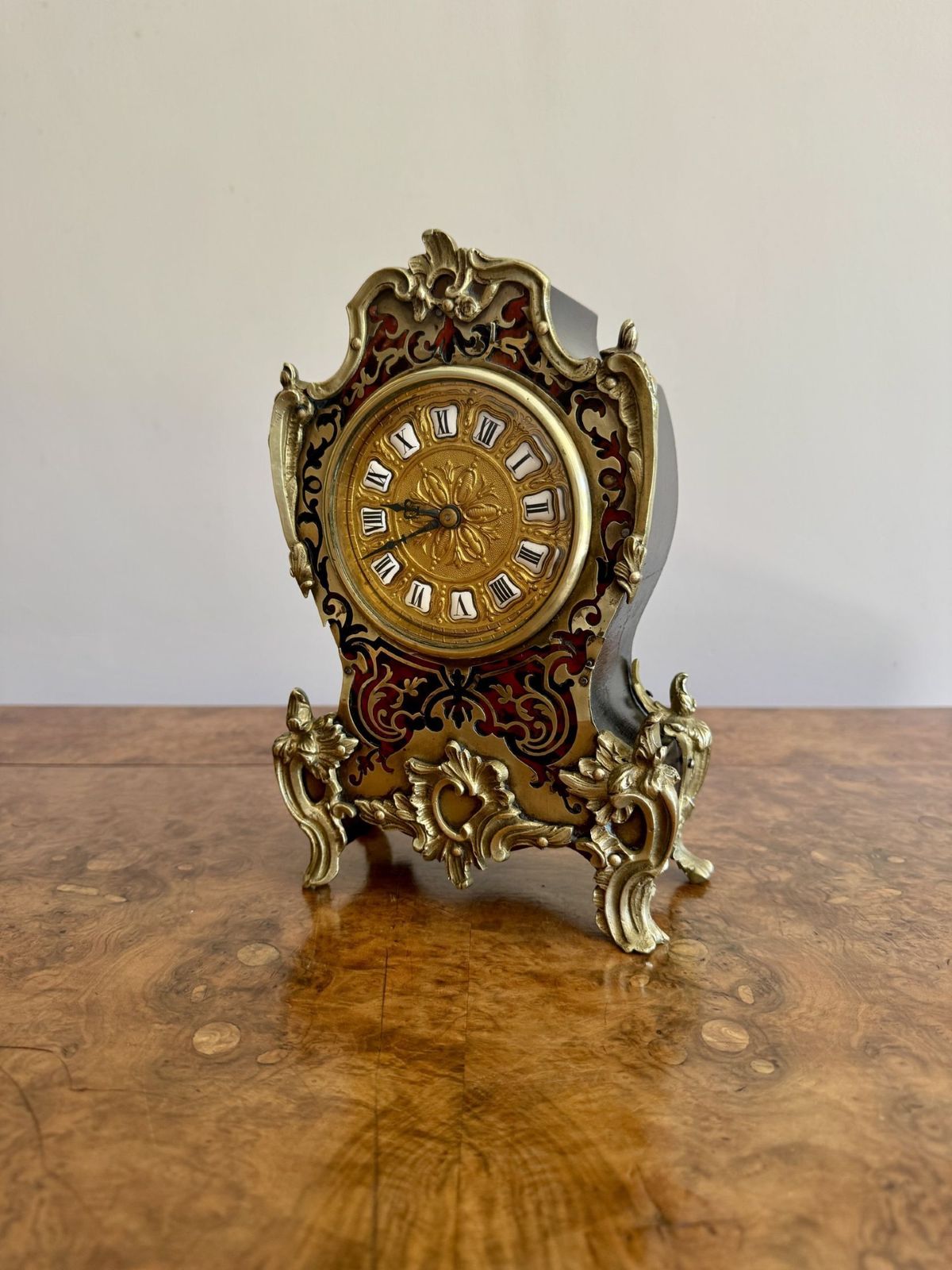 Quality Antique 19th Century French Boulle Mantle Clock photo buy