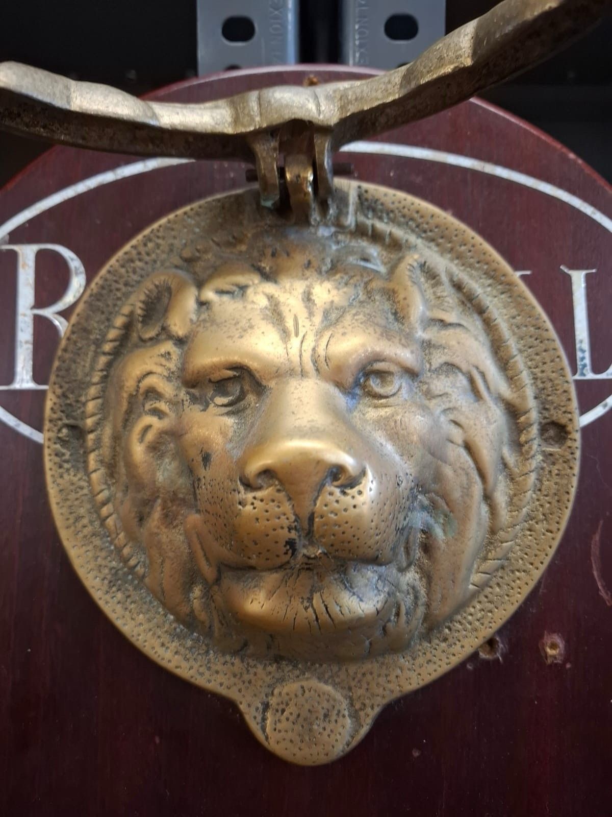 Large Lion Door Knocker photo Home Fixtures