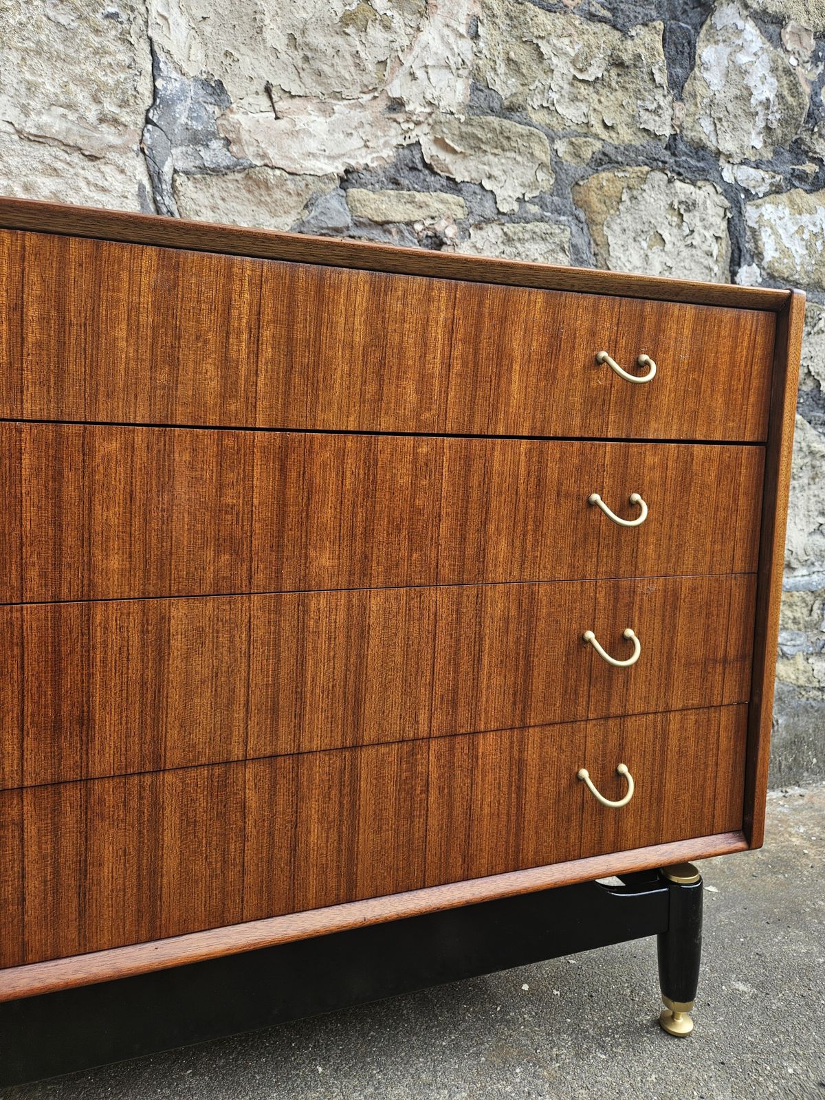 Vintage G Plan Chest Of Drawers Librenza Range: Four Drawer Tallboy Cabinet photo Furniture