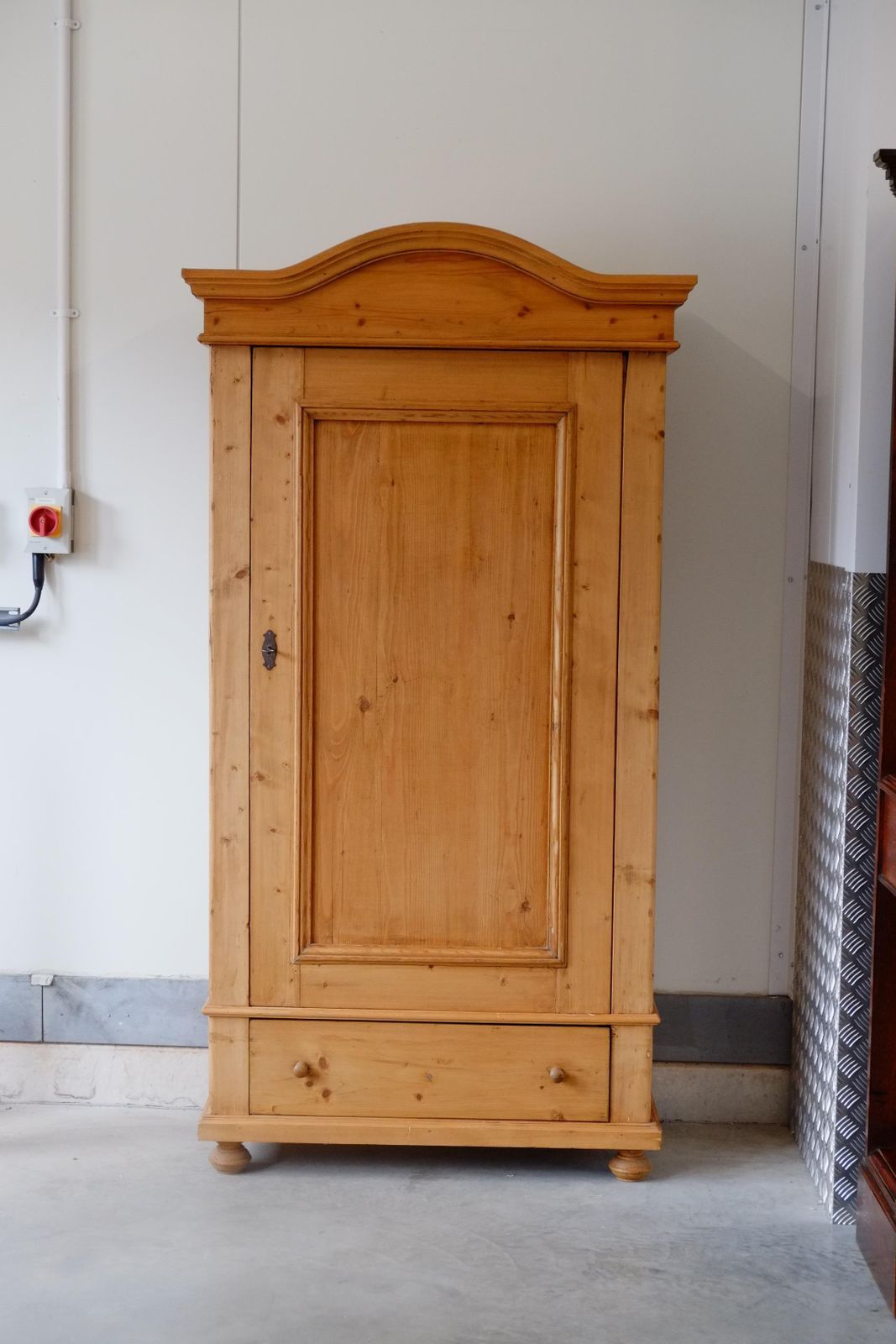 Early 20th Century French Pine Wardrobe photo Furniture