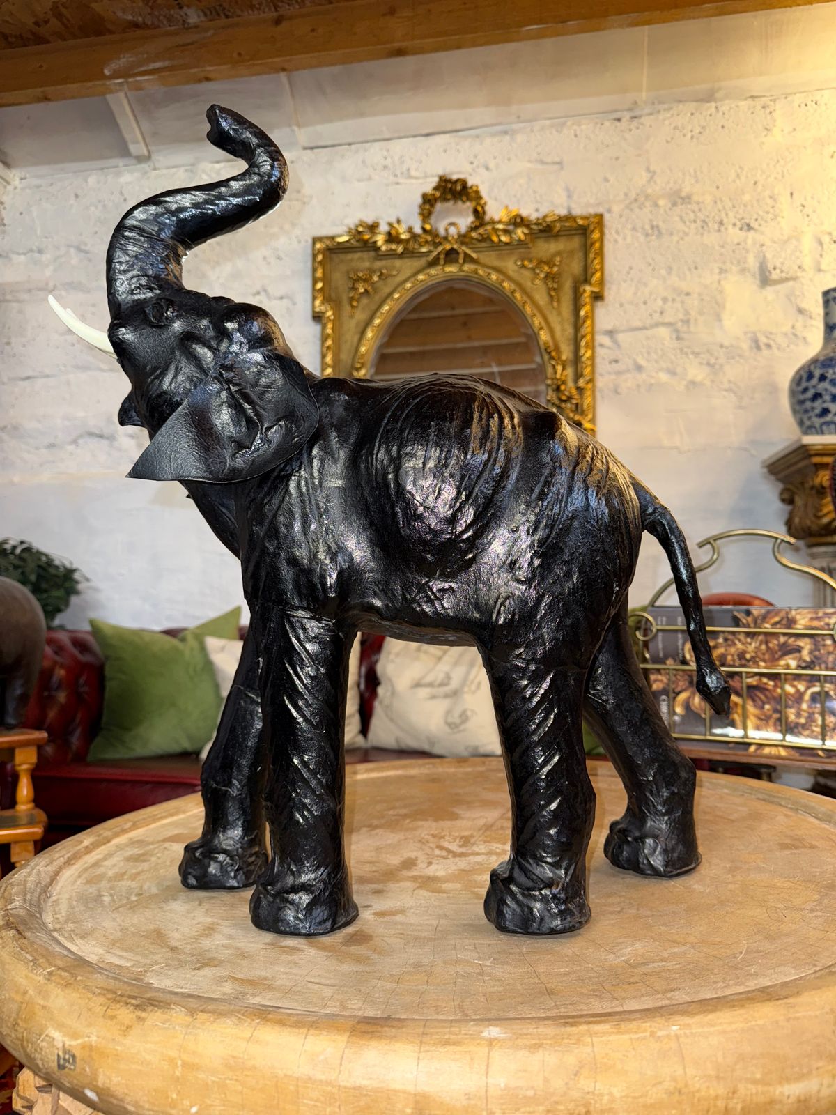 Leather Elephant Likely By Liberty Of London Ornament photo vinterior
