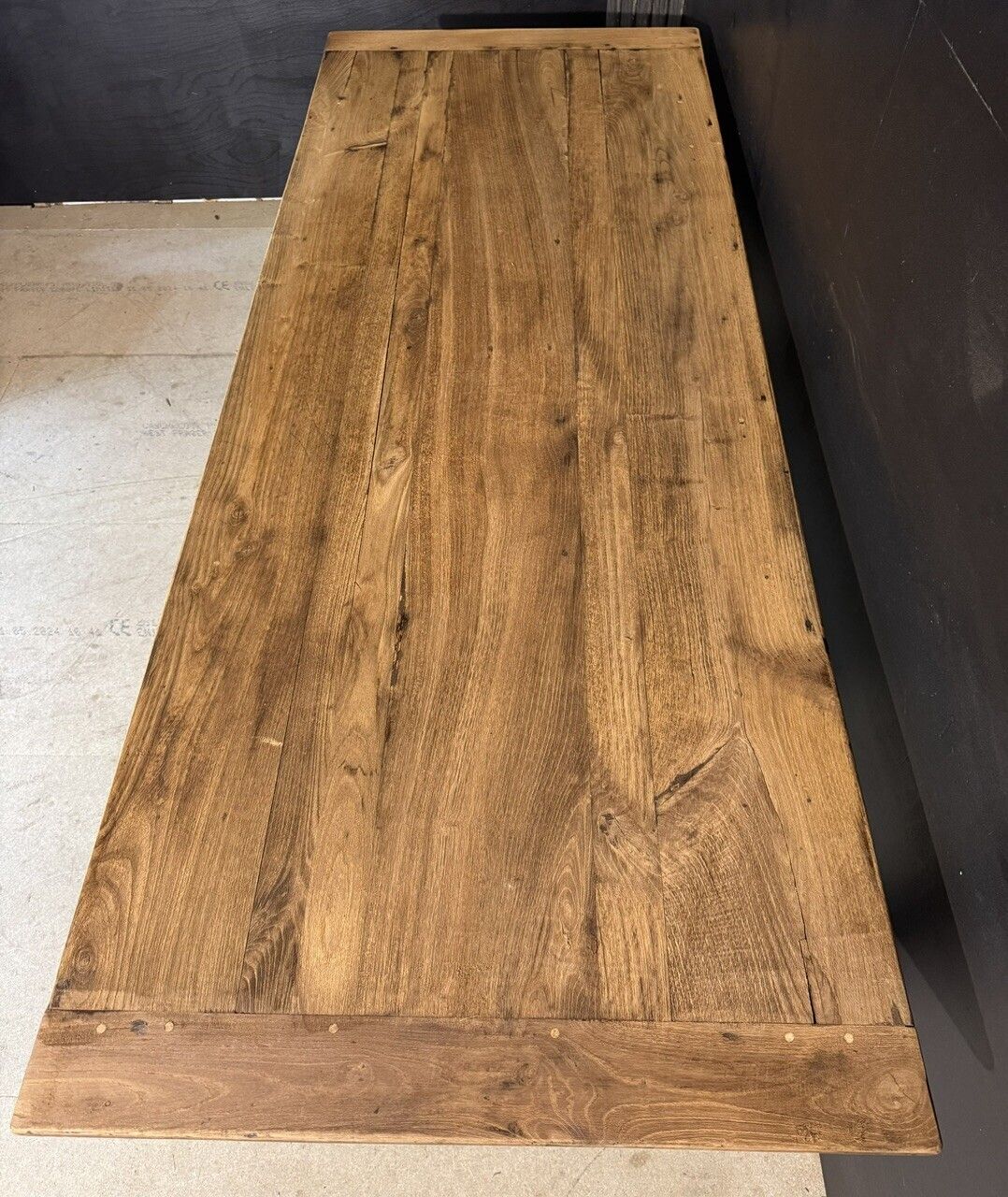 19th Century French Oak Farmhouse Dining Table photo 2350.0