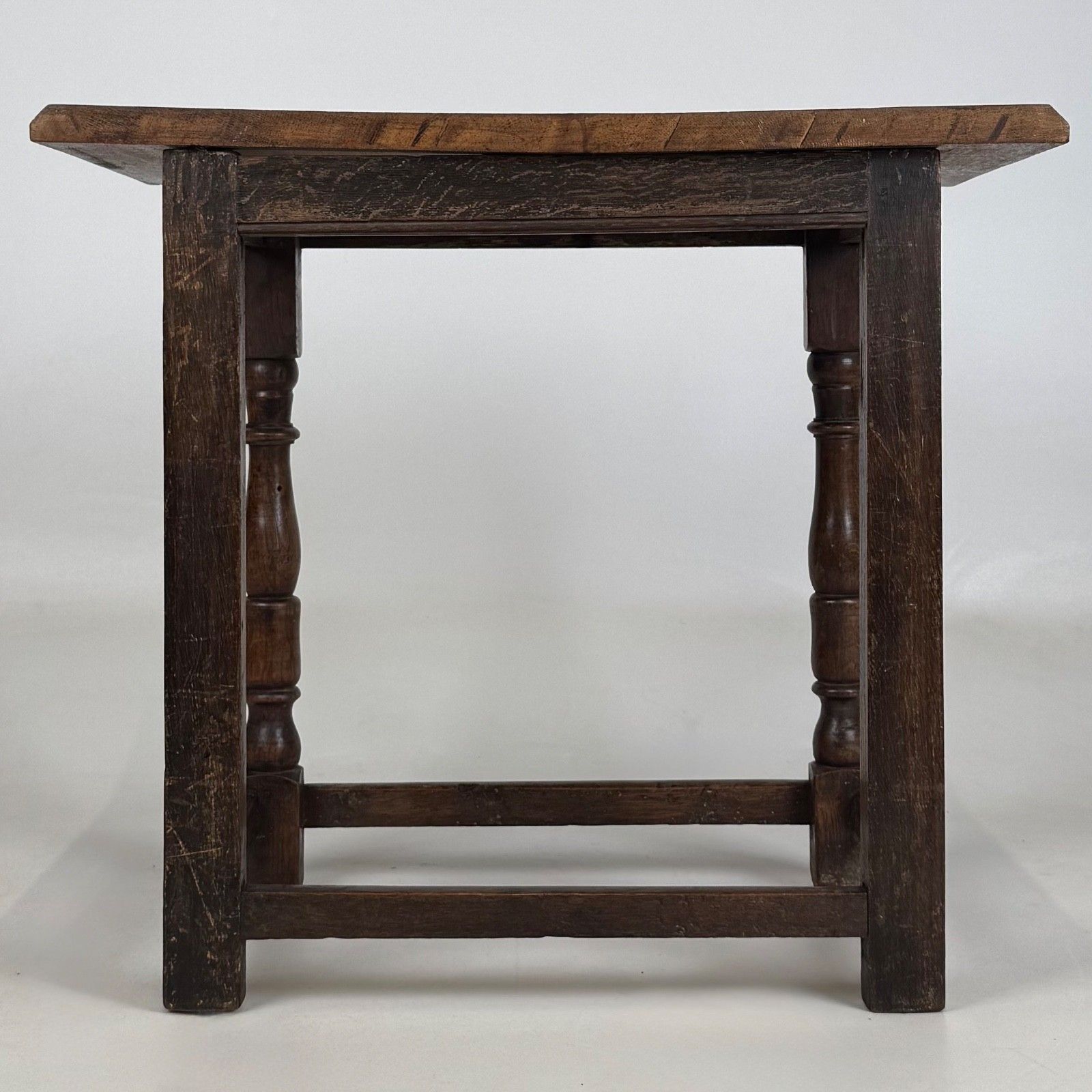 Antique 19th Century Georgian Style Side Table In Oak ( Af 5791 ) photo 325.0