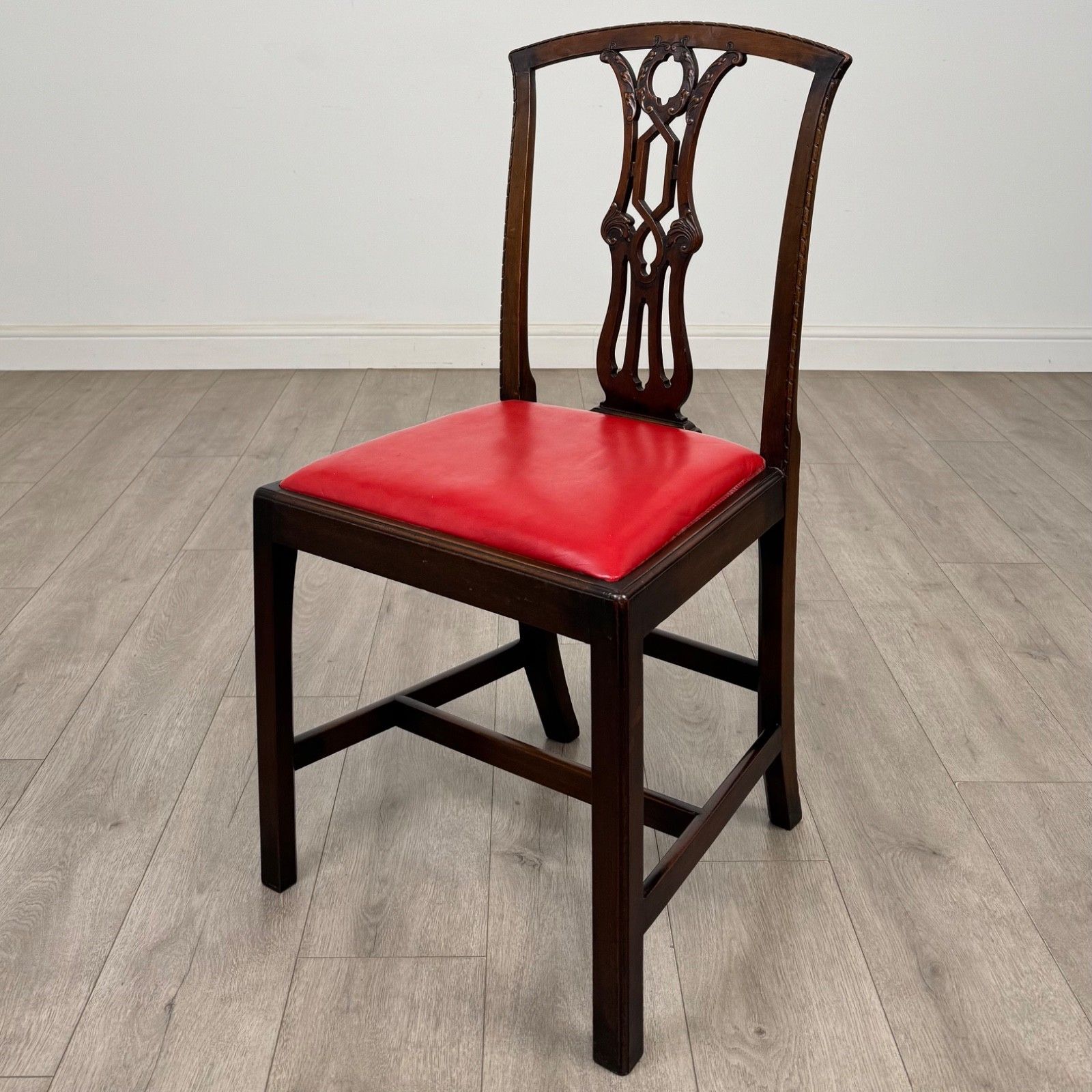 Antique 18th Century Georgian Set Of 6 Mahogany Dining Chairs ( Af 5761 ) photo for sale