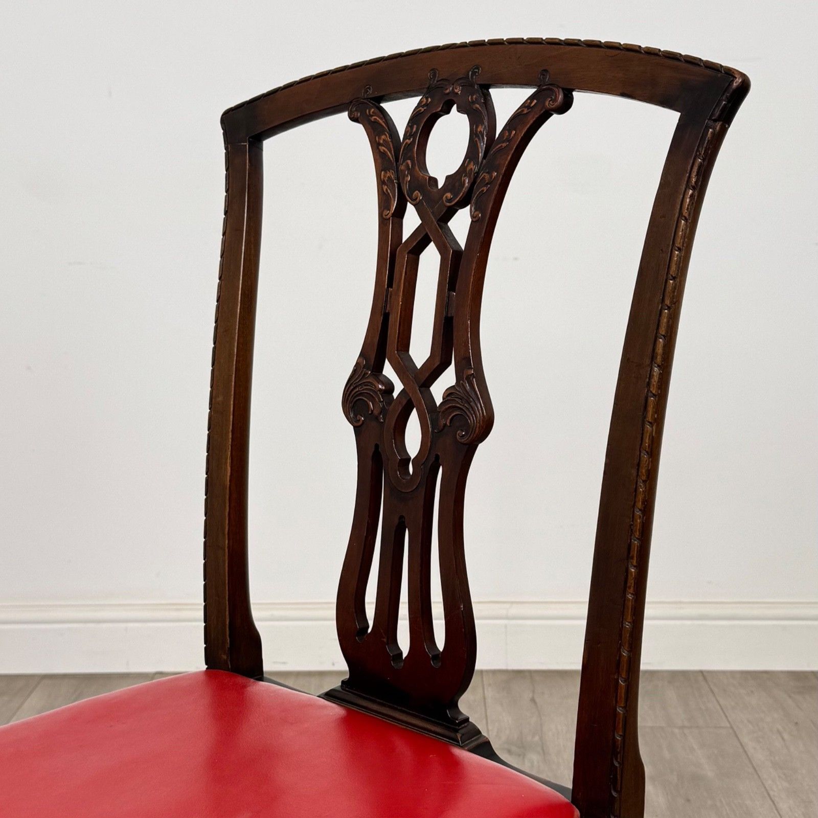 Antique 18th Century Georgian Set Of 6 Mahogany Dining Chairs ( Af 5761 ) photo 625.0