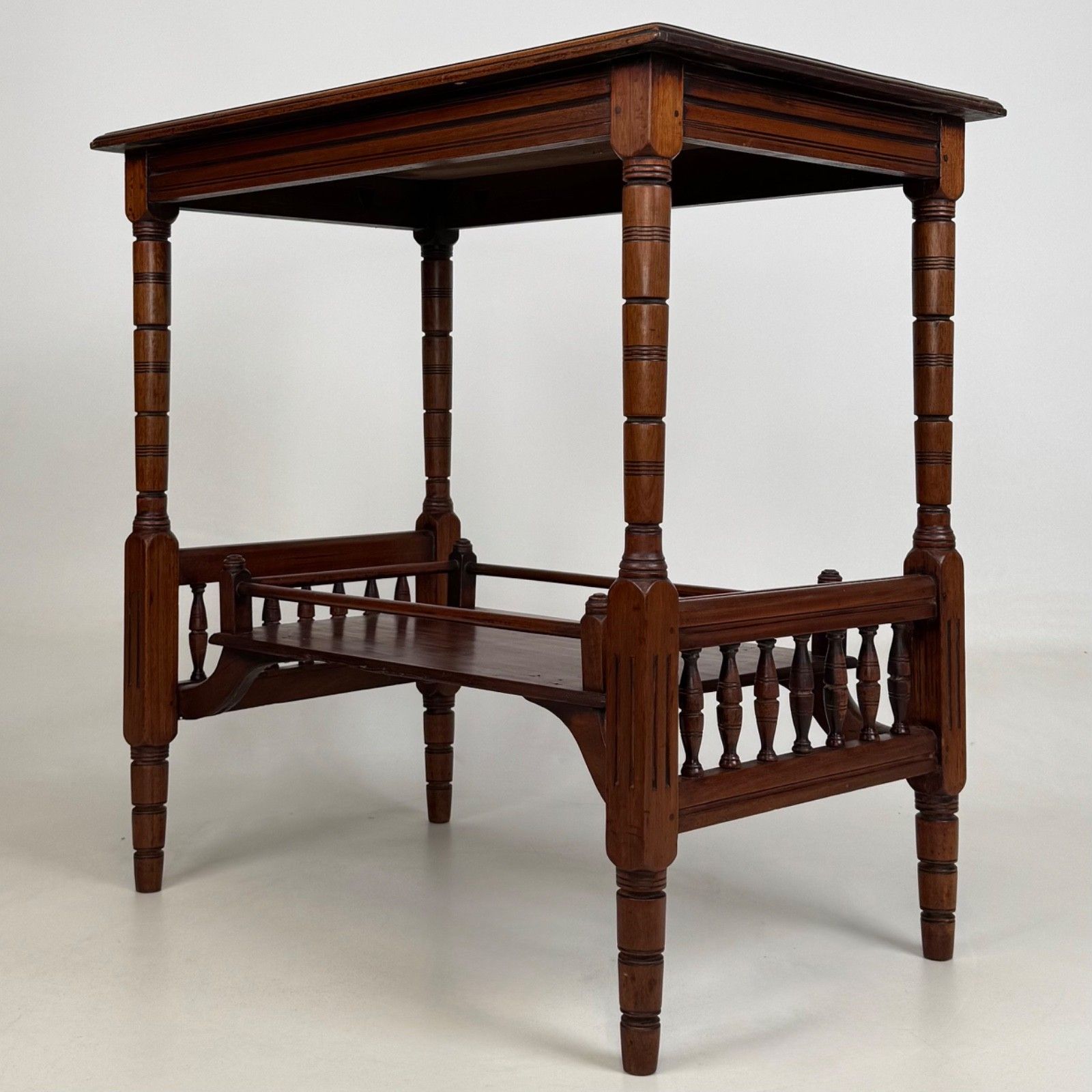 Antique 20th Century Edwardian Side Table In Mahogany ( Af 5787 ) photo furniture