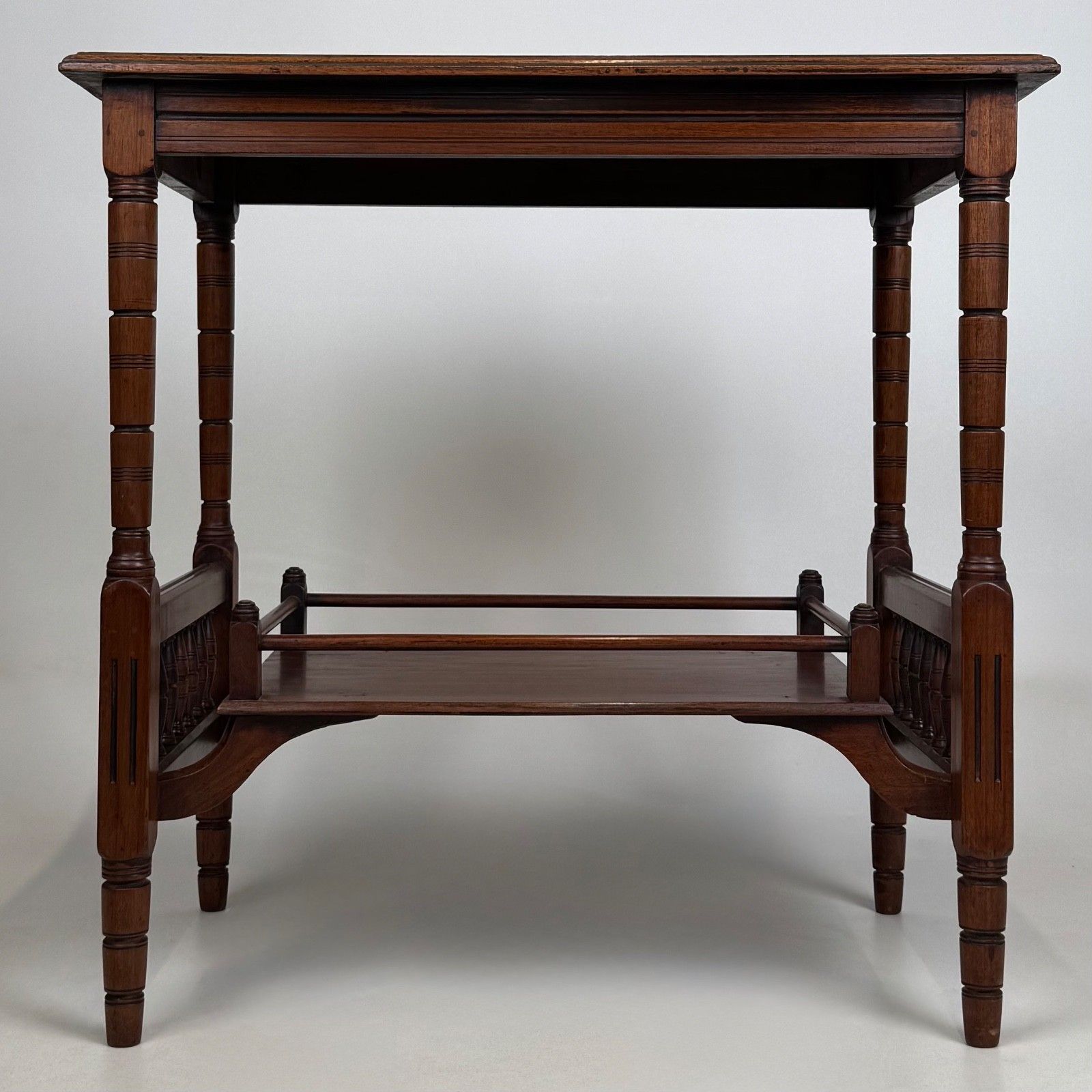 Antique 20th Century Edwardian Side Table In Mahogany ( Af 5787 ) photo 365.0