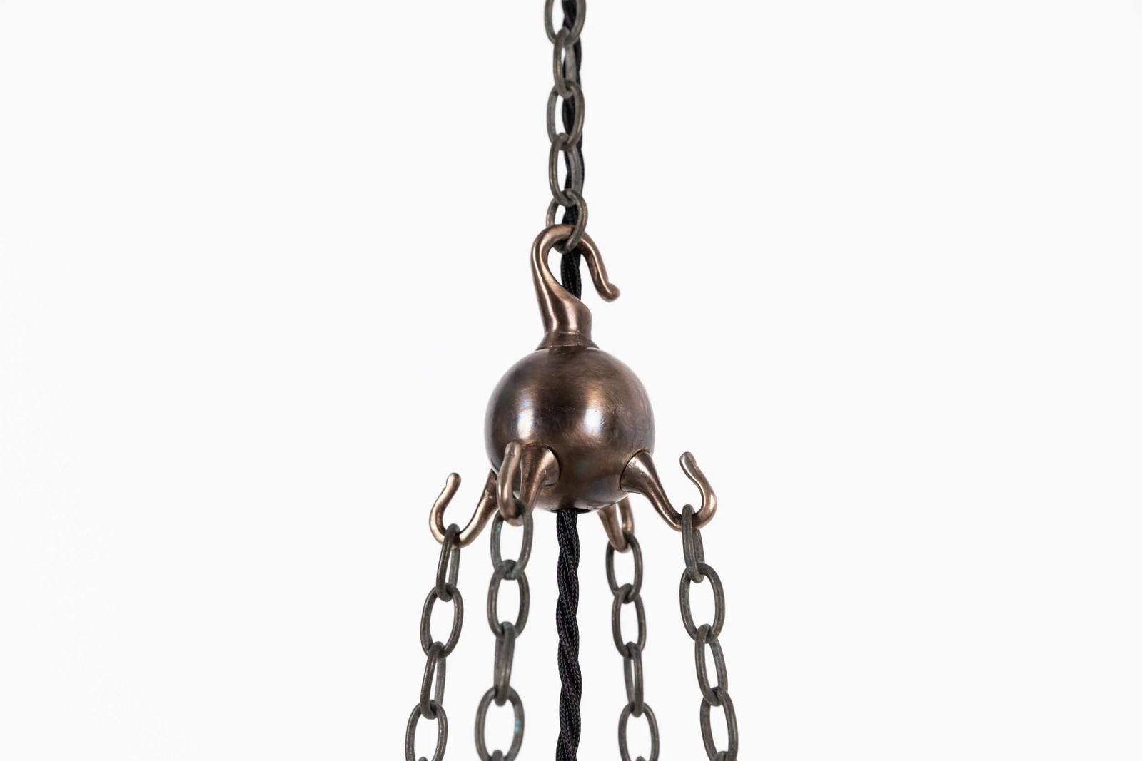 Diminutive Edwardian Cut Glass Pendant Light photo buy