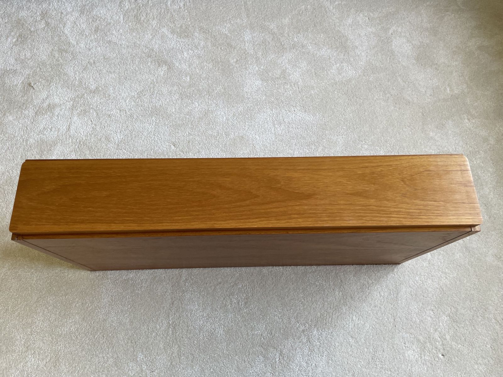 Mid Century Teak Beaver & Tapley 33 Floating Drawer/Shelf With Mounting Bracket photo furniture