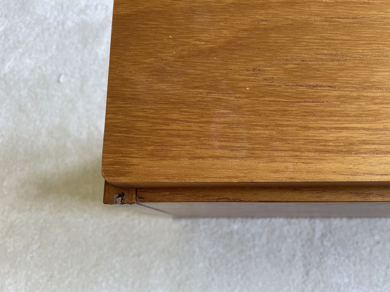 Mid Century Teak Beaver & Tapley 33 Floating Drawer/Shelf With Mounting Bracket photo for sale