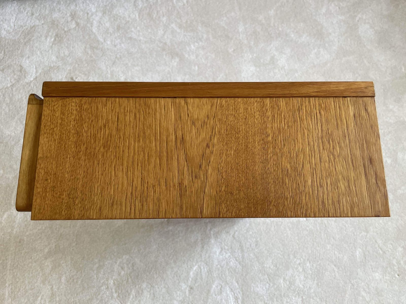 Mid Century Teak Beaver & Tapley 33 Floating Drawer/Shelf With Mounting Bracket photo buy