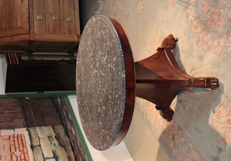 Restoration Pedestal Mahogany 19th photo for sale