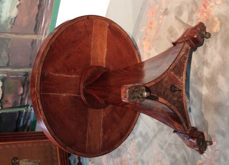 photo for sale Restoration Pedestal Mahogany 19th