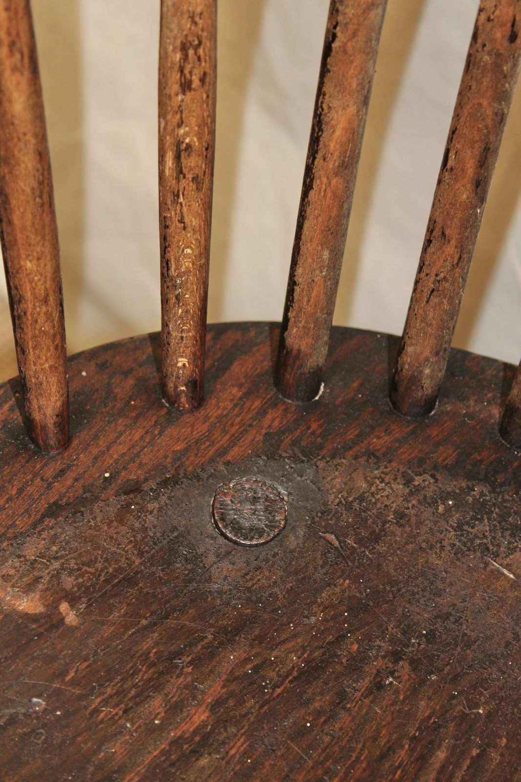 Antique Windsor Beech And Elm Windsor Armchair Chair Victorian Accent Chair photo for sale