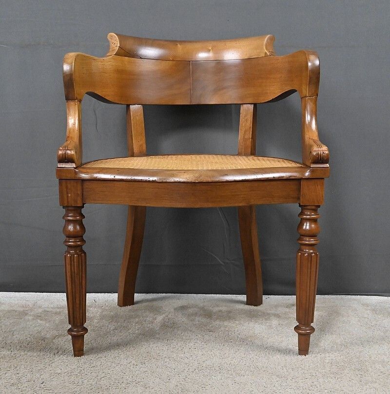 Walnut Office Chair, Louis Philippe Period – First Half Of The 19th Century photo buy