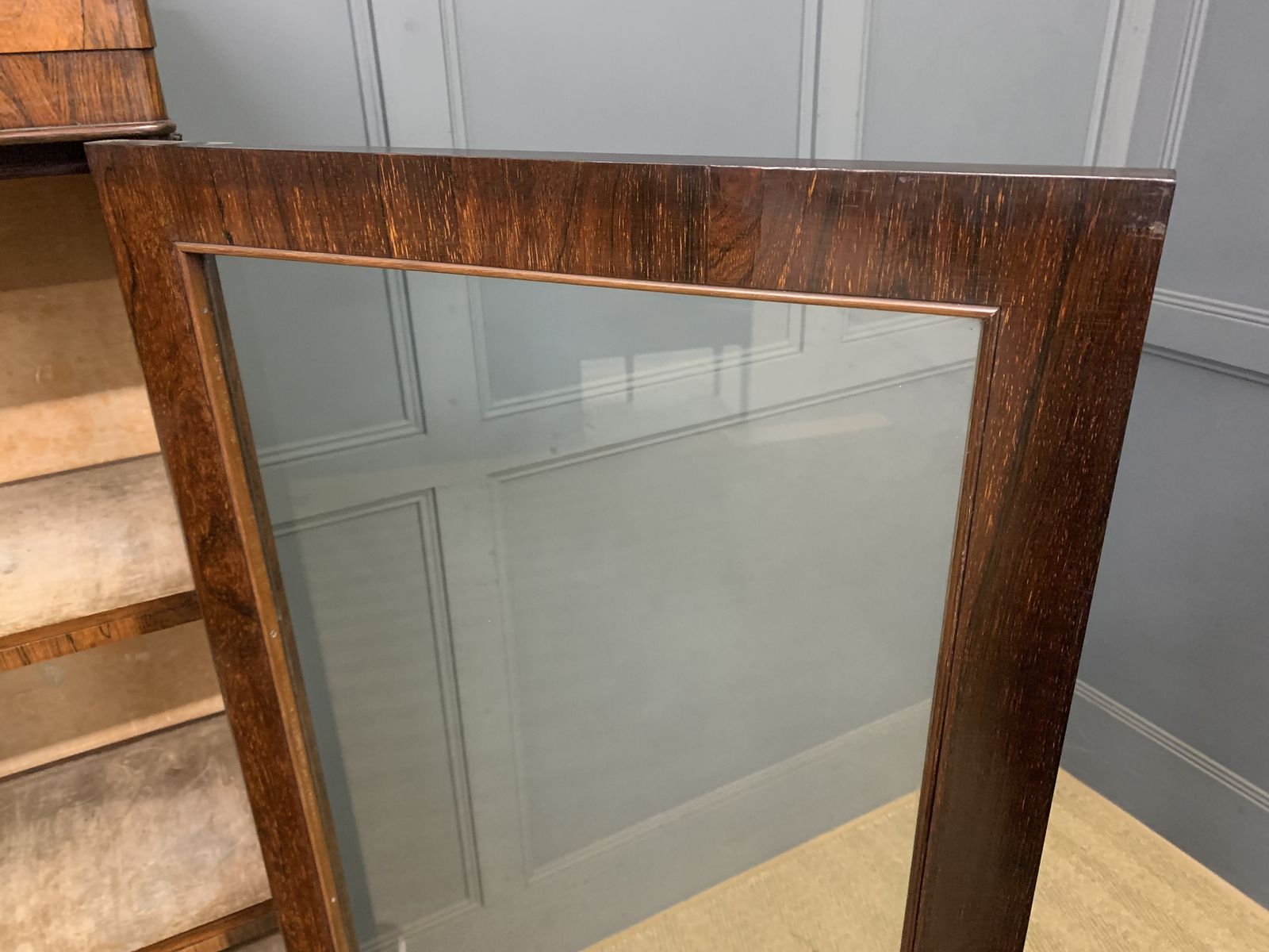 2495.0 Victorian Rosewood Bookcase Cabinet By James Winter photo