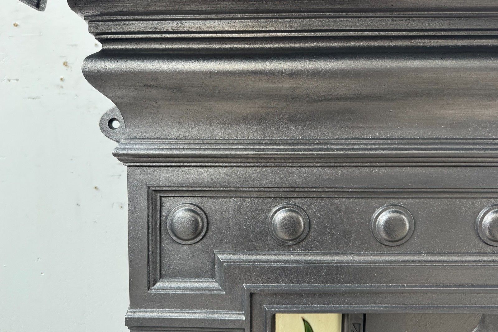Edwardian Cast Iron Tiled Fireplace Circa 1902. Large Antique Reclaimed Restored photo vinterior