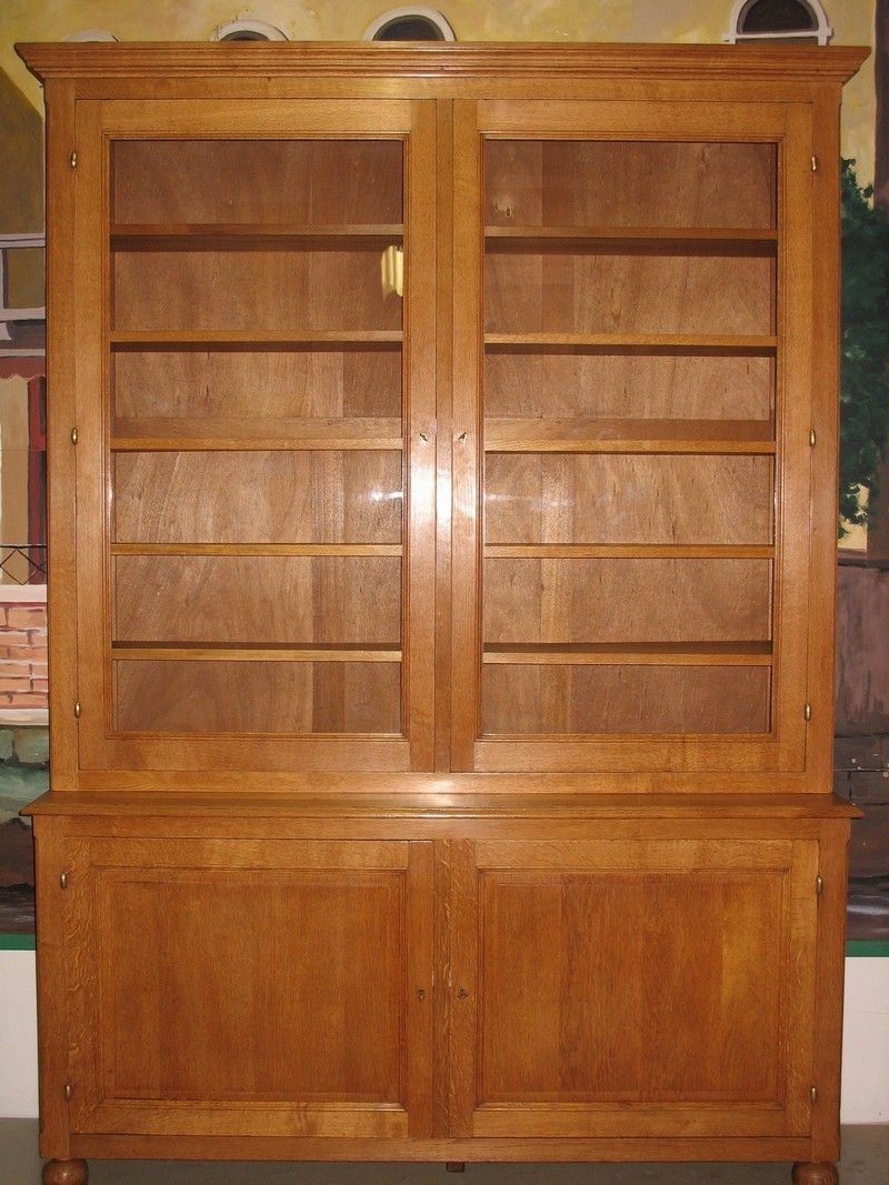 Two Body Library In 20th Century Oak photo vintage