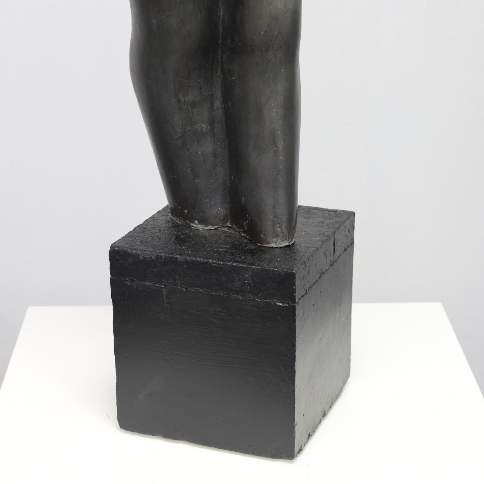 Art Bronze Standing Female Torso Sculpture By Francine Govers, 1990s photo