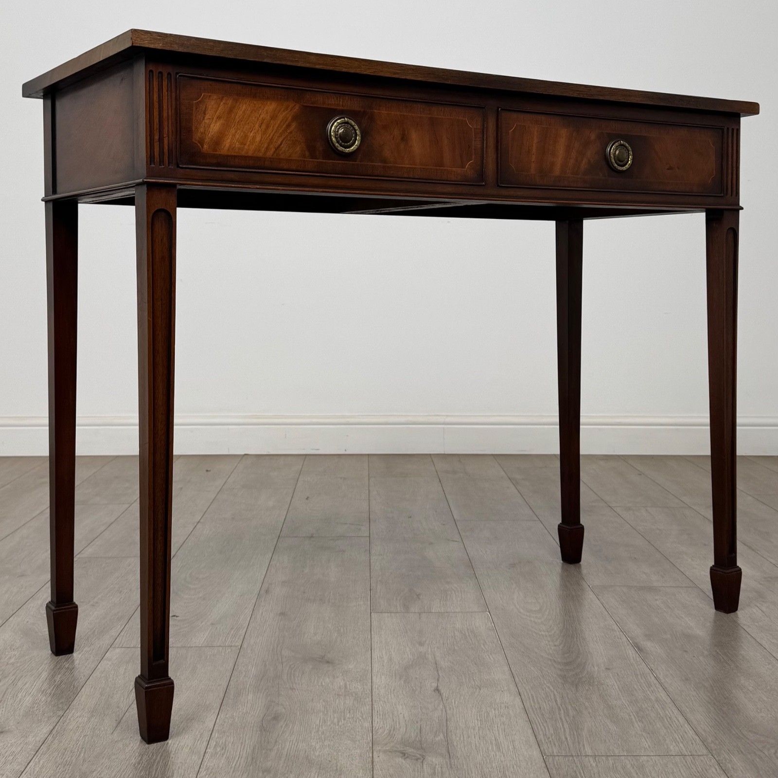Antique 20th Century Good Quality Writing Table In Mahogany ( Af 5765 ) photo vintage