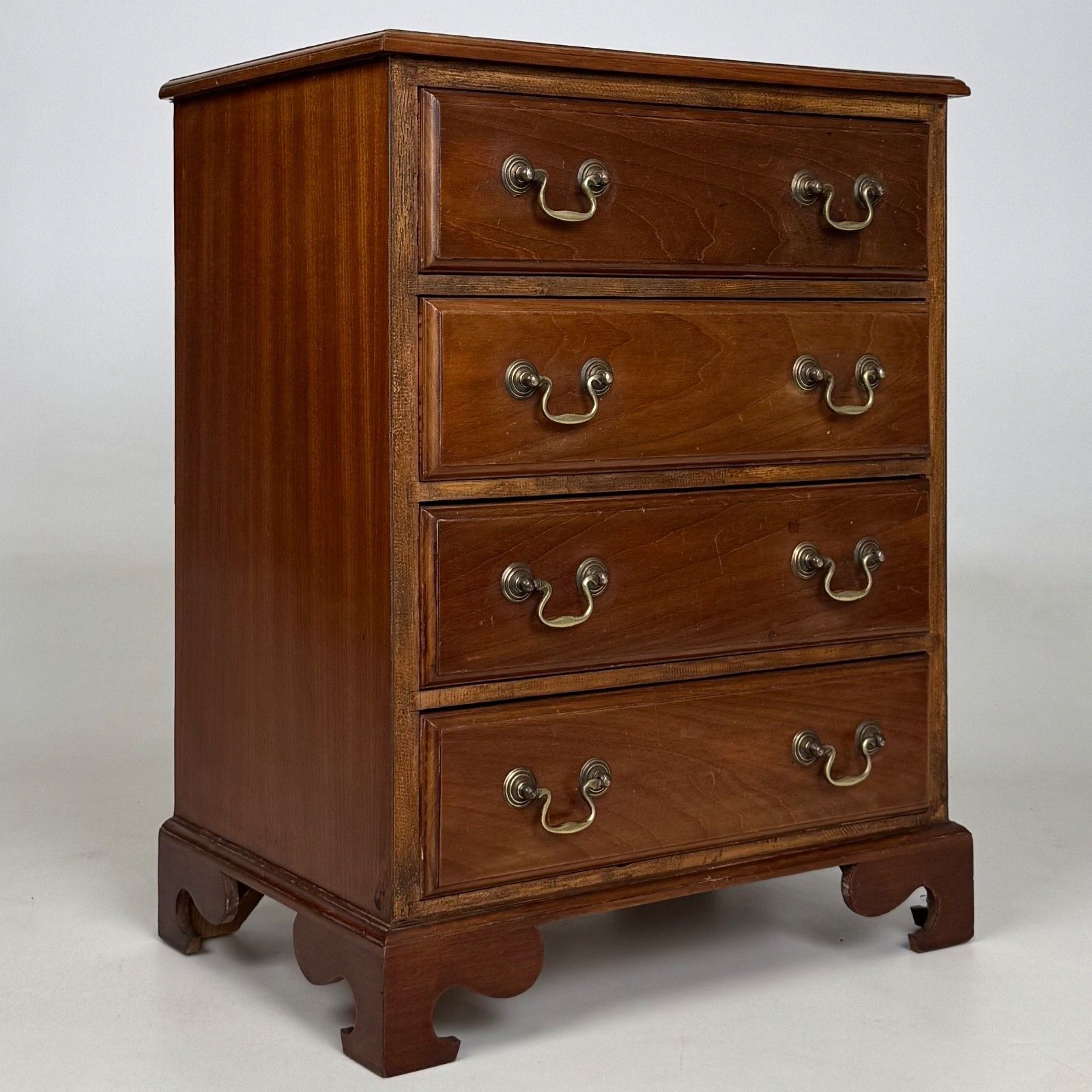 Antique 20th Century Small Chest Of Drawers In Mahogany ( Af 5792 ) photo vintage