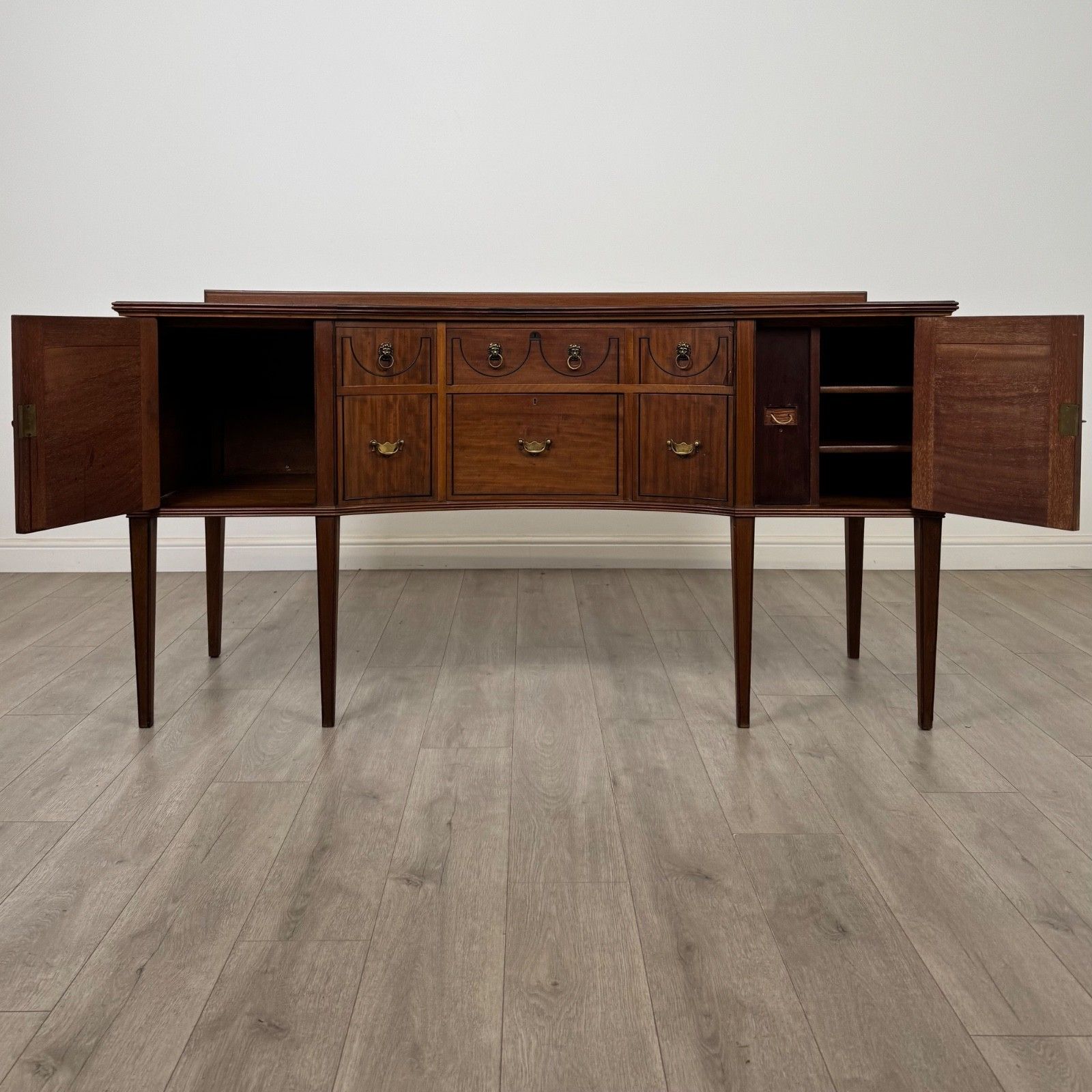 Antique 18th Century Large Georgian Sideboard In Mahogany ( Af 5743 ) photo furniture
