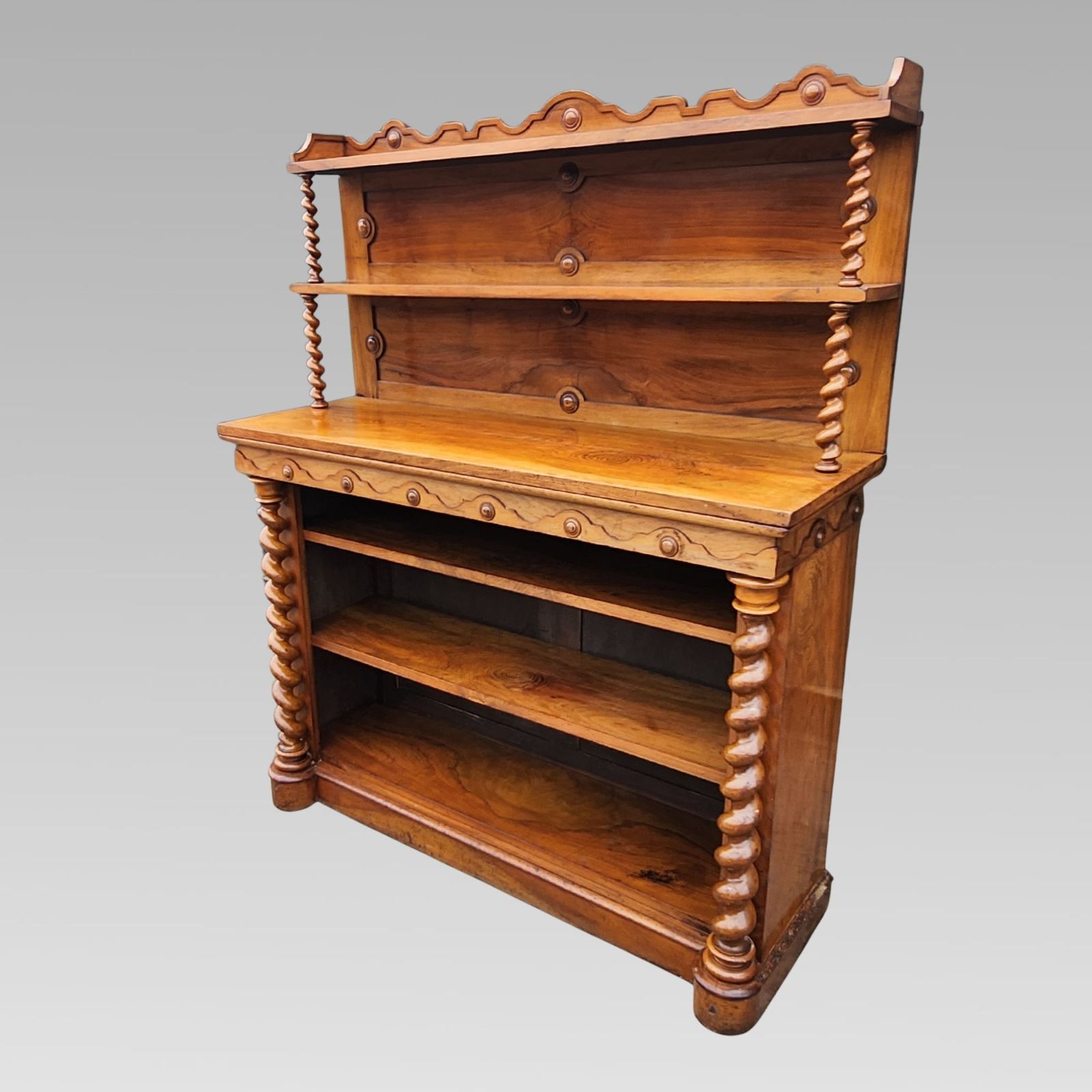 Rare Fabulous Victorian Walnut Buffet Sideboard Dresser Bookcase C1880 photo furniture
