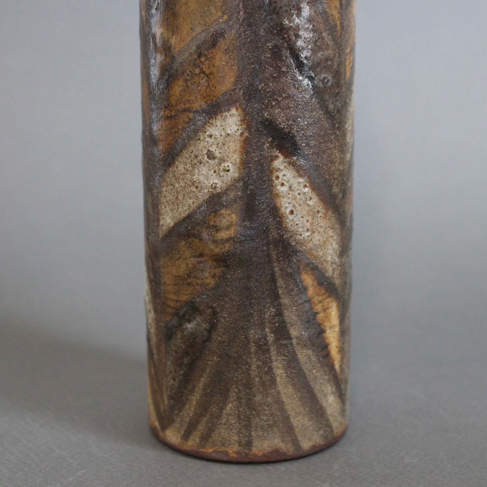 Mid Century French Ceramic Flower Vase By Alexandre Kostanda (Circa 1960s) photo vintage