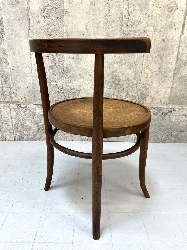 Individual Wishbone Style Bentwood Bistro Chair. photo 255.0