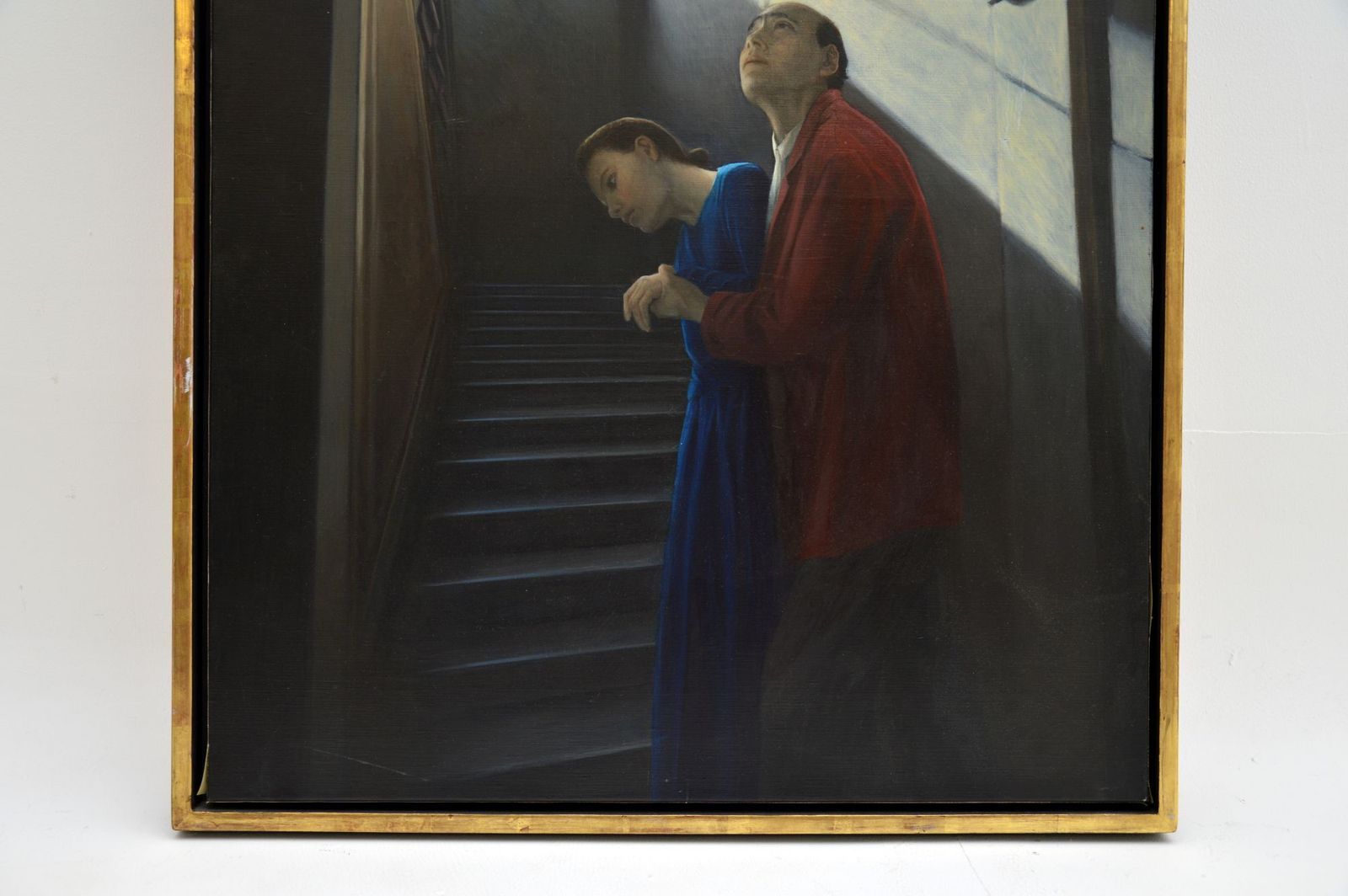 Oil Painting By Genevieve Dael – Couple IV. photo 644.0
