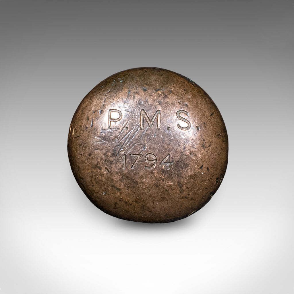 403.0 Antique Chemist's Counter Mortar & Pestle, English, Bronze, Apothecary, Georgian. photo