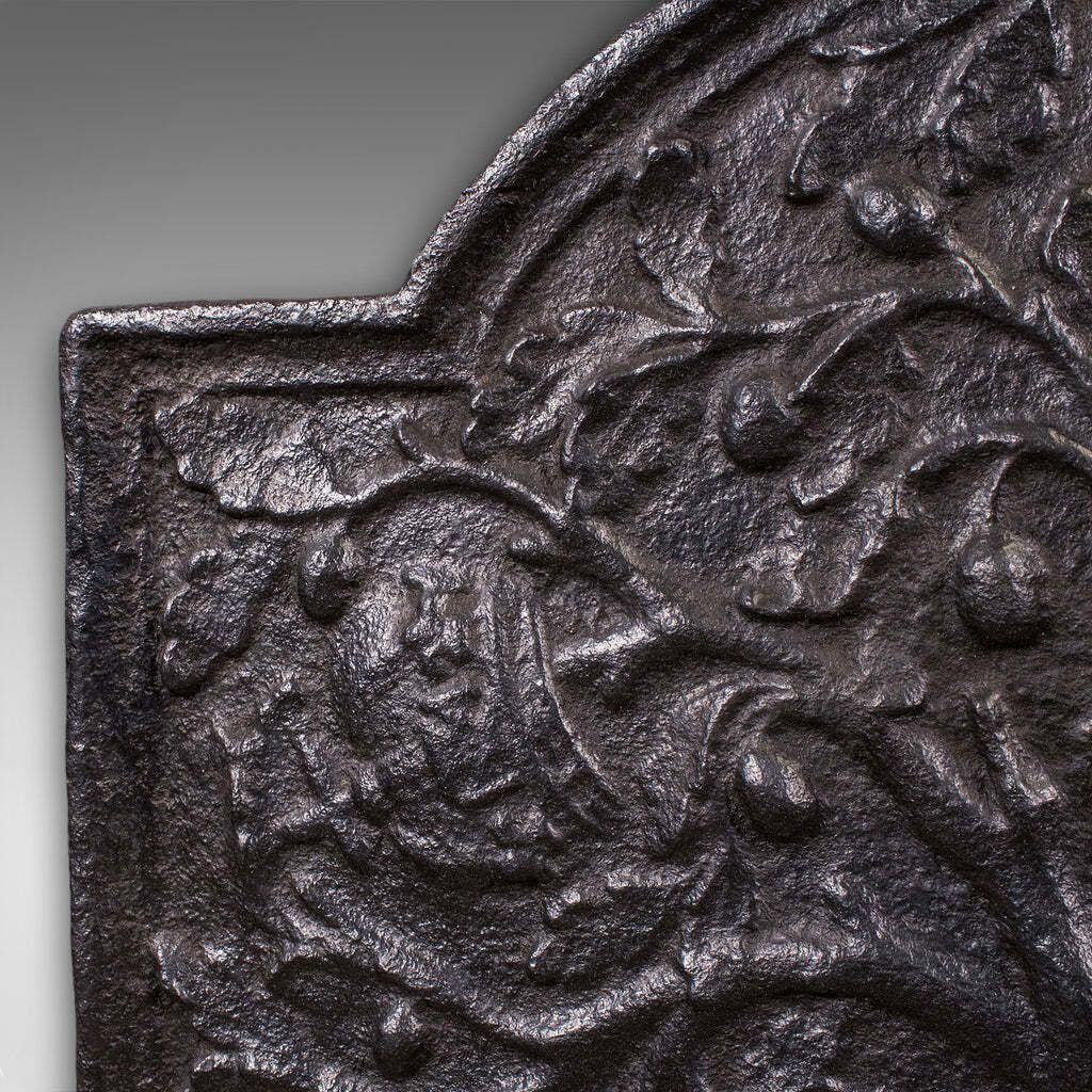 Heavy Antique Public House Fire Back, English Hearth Reflector, Georgian, C.1800. photo 956.0