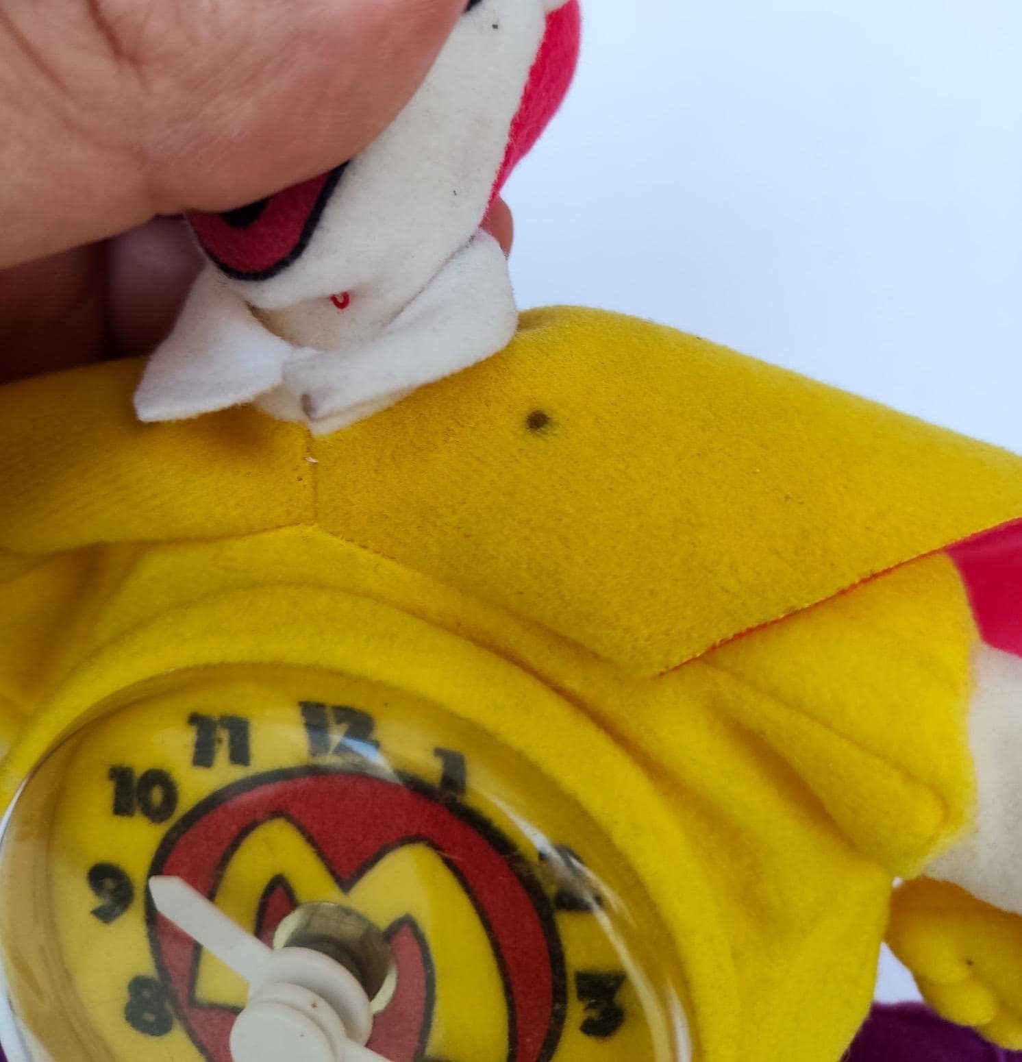 Ronald Mcdonald Plush Table Clock Happy Meal 2002 Vintage photo buy