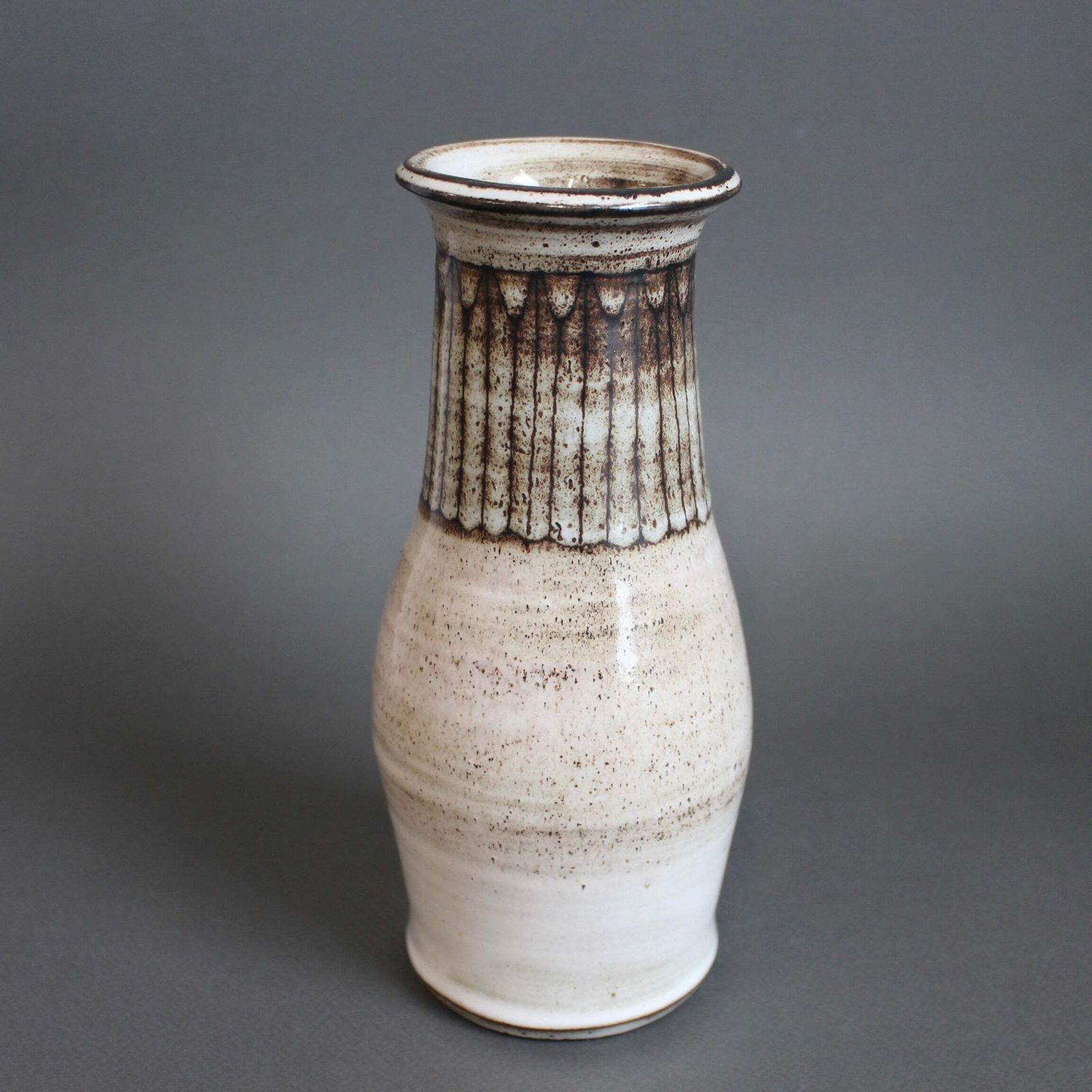 Mid Century French Ceramic Vase By Jacques Pouchain   Atelier Dieulefit (Circa 1960s) photo for sale