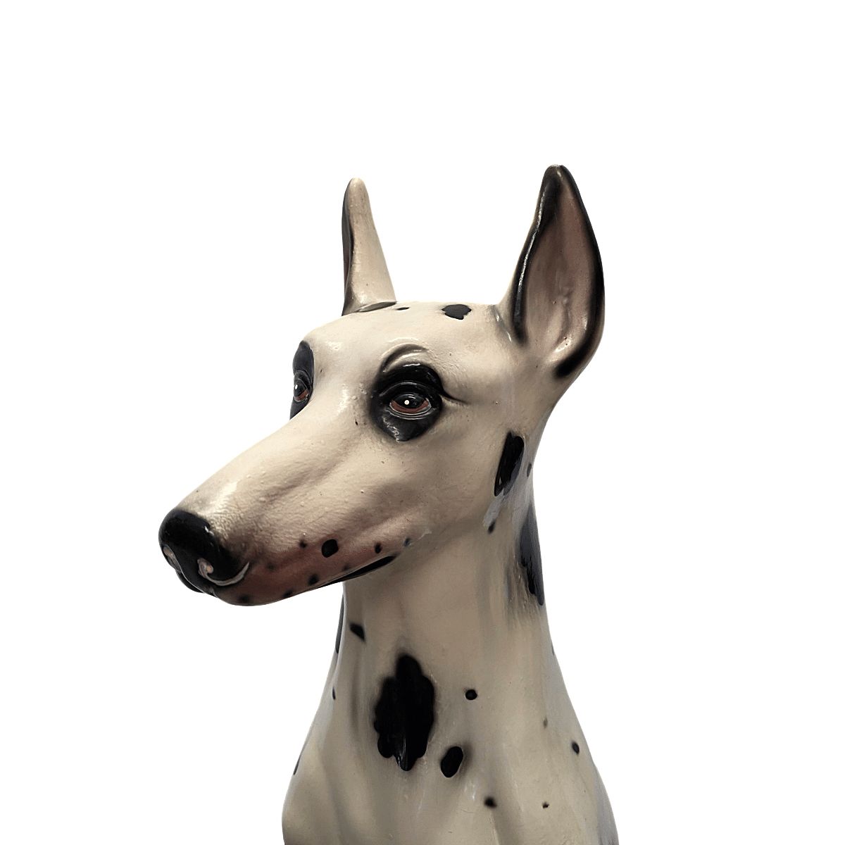 Large Italian Vintage Ceramic Harlequin Dog, 1970/80s photo 795.0