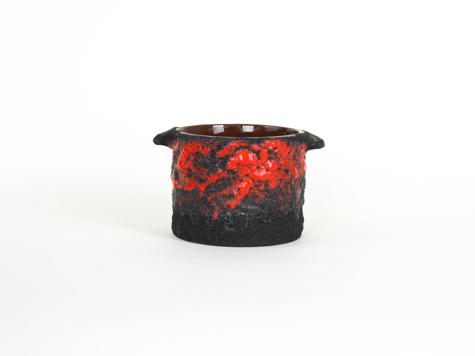 Keramische vaas, Fat Lava, Duits design, jaren 1960, Made In Germany photo for sale