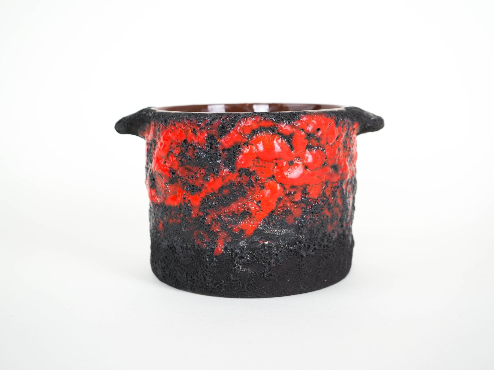 Keramische vaas, Fat Lava, Duits design, jaren 1960, Made In Germany photo 329.0