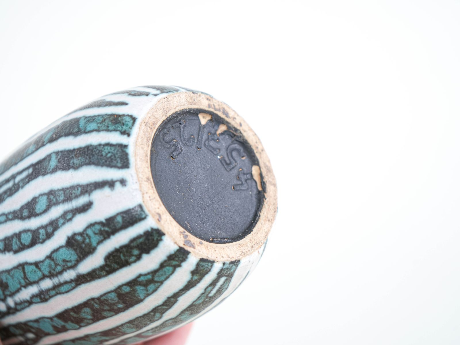 Ceramic Vase, German Design, 1960s, Manufactured By Scheurich photo vintage