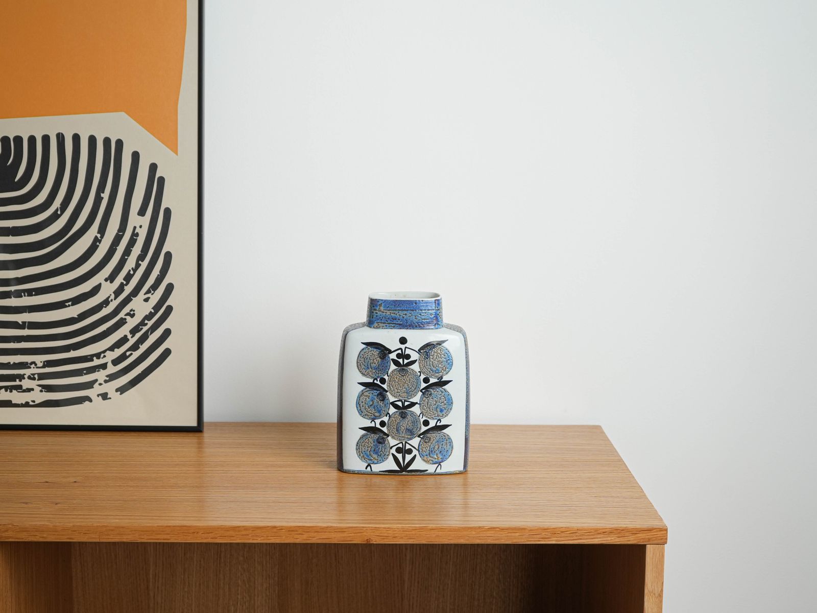 Keramische vaas, Deens design, jaren 1960, geproduceerd door Aluminia photo vinterior