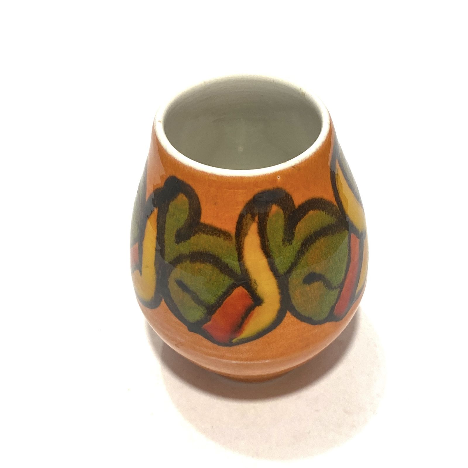 Poole Pottery Orange Delphis Vase, Shape 31 By Janet Laird, Mid Century Modern Ceramics photo furniture