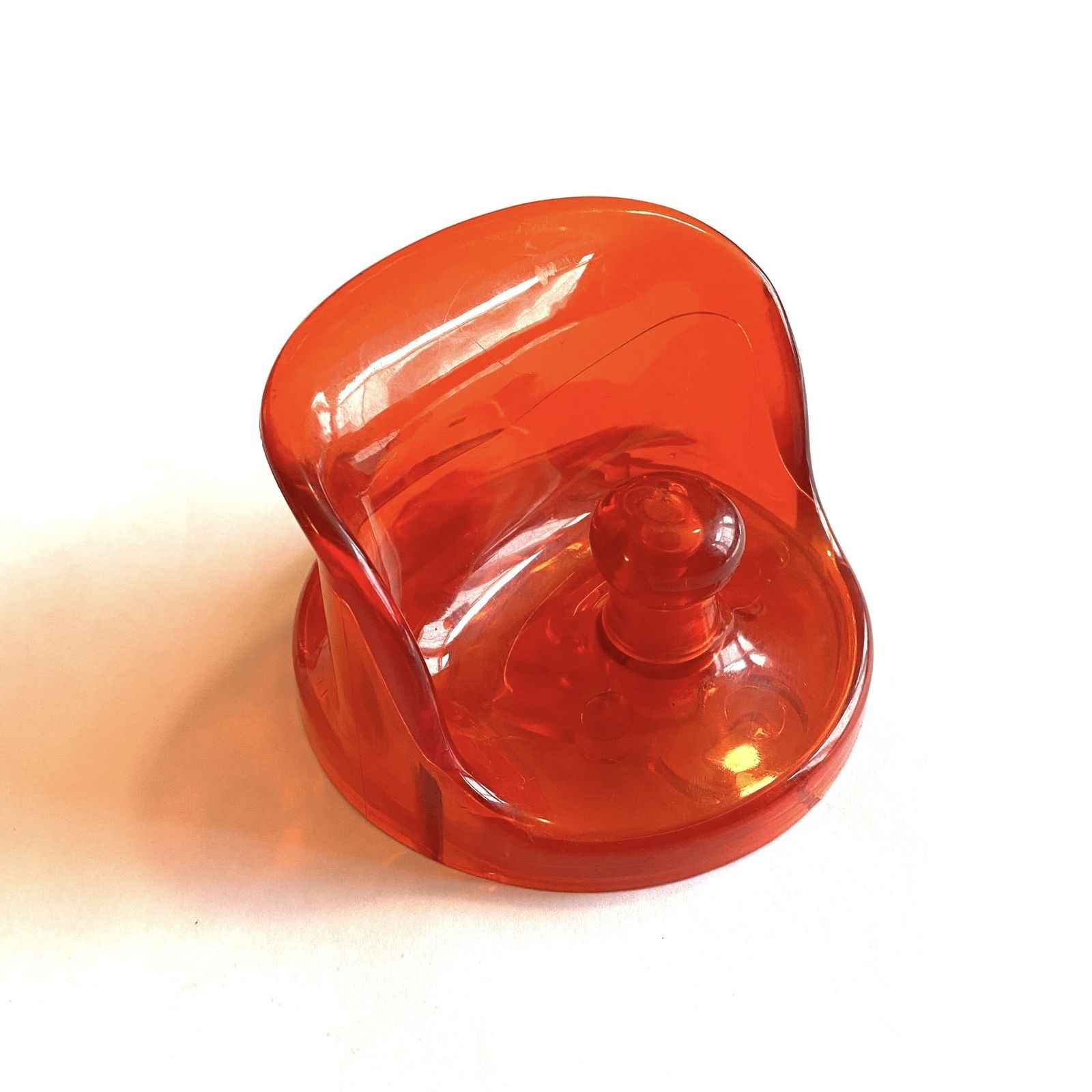 2 X Vintage Kartell Wall Hook, 1972 Design By Olaf Von Bohr In Red & Yellow photo Furniture