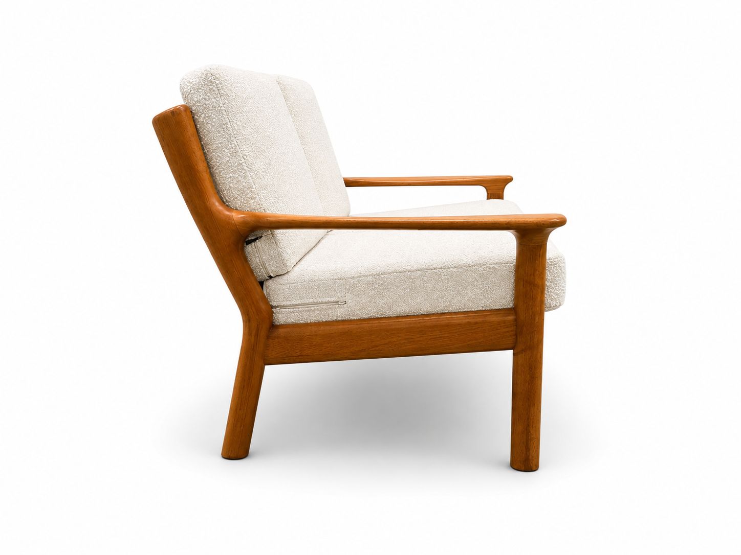 Juul Kristensen For Golstrup Two Seater Sofa In Ivory Boucle photo Furniture