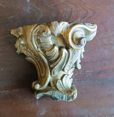 Antique Gold Wooden Frieze Shelf Shelf