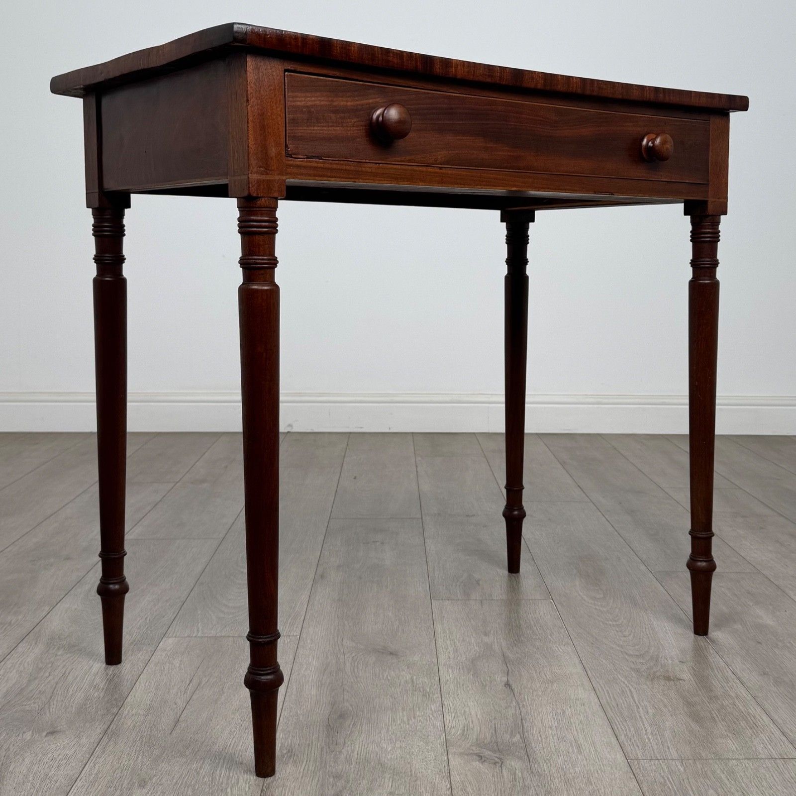 Antique 18th Century Georgian Writing Table In Mahogany ( Af 5655 ) photo vintage