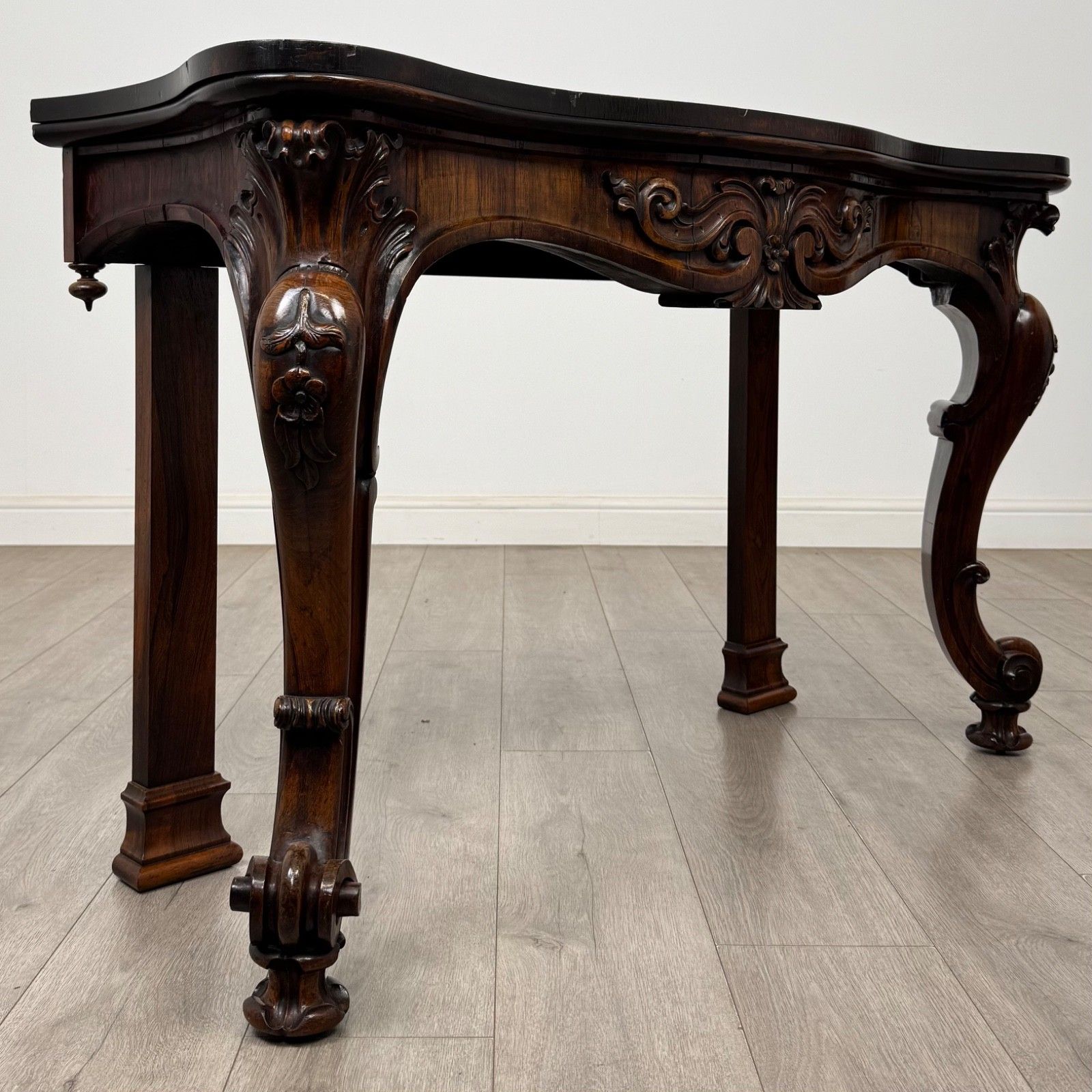 Antique 19th Century Victorian Side Table In Rosewood ( Af 5773 ) photo vintage