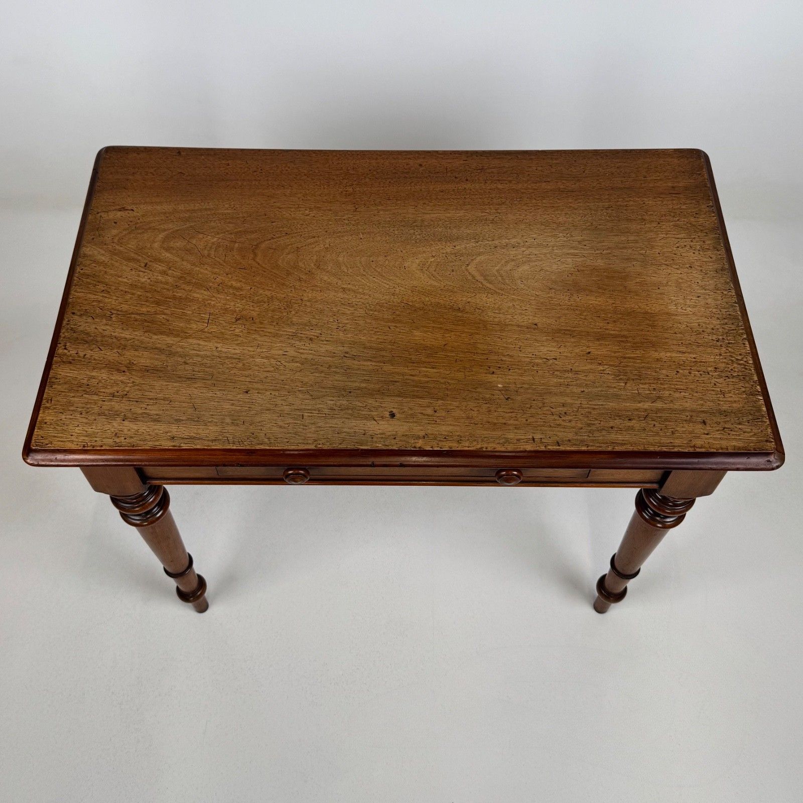 photo furniture Antique 19th Century Victorian Side Table In Mahogany ( Af 5783 )